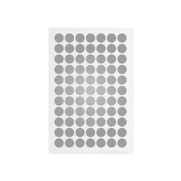 アズワン クライオドット Φ11mmタイプ シルバー 77ドット×6シート入 LT-11SI 1袋(462ドット) 3-8724-02（直送品）