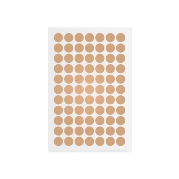 アズワン クライオドット Φ11mmタイプ ベージュ 77ドット×6シート入 LT-11BE 1袋(462ドット) 3-8724-03（直送品）