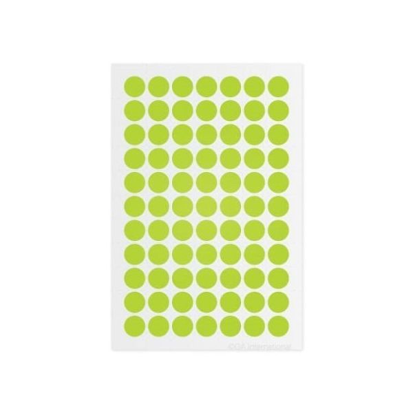 アズワン クライオドット Φ11mmタイプ レモン 77ドット×6シート入 LT-11LE 1袋(462ドット) 3-8724-05（直送品）