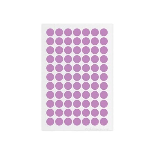 アズワン クライオドット Φ11mmタイプ バイオレット 77ドット×6シート入 LT-11VI 1袋(462ドット) 3-8724-06（直送品）