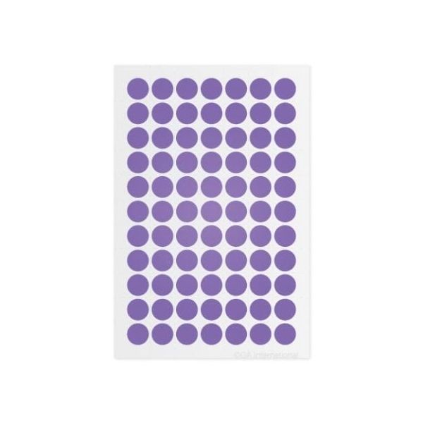 アズワン クライオドット Φ11mmタイプ ラベンダー 77ドット×6シート入 LT-11LA 1袋(462ドット) 3-8724-10（直送品）