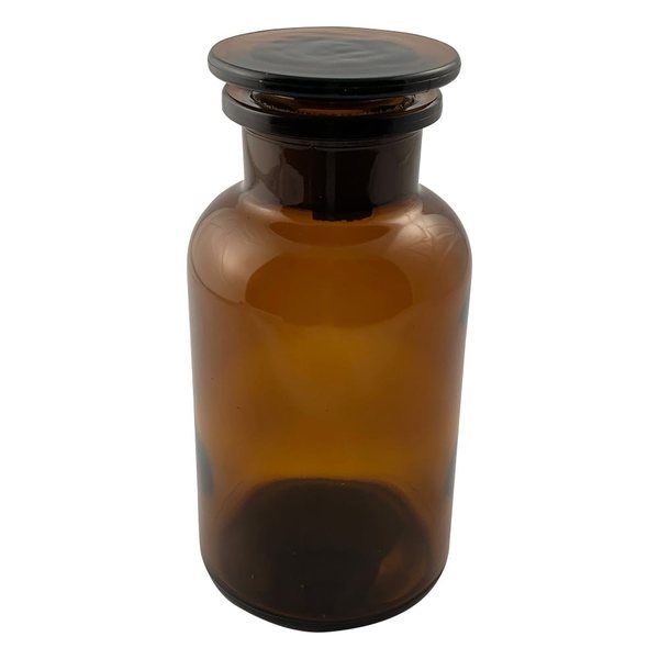 アズワン 広口試薬瓶 茶 500mL 3-9176-04 1個（直送品）