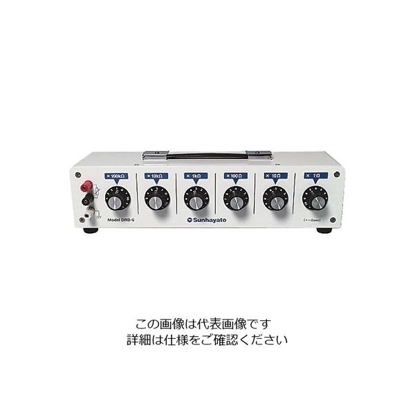 サンハヤト 実験用ダイヤル可変抵抗器 DRB-6 1個 3-964-01（直送品）