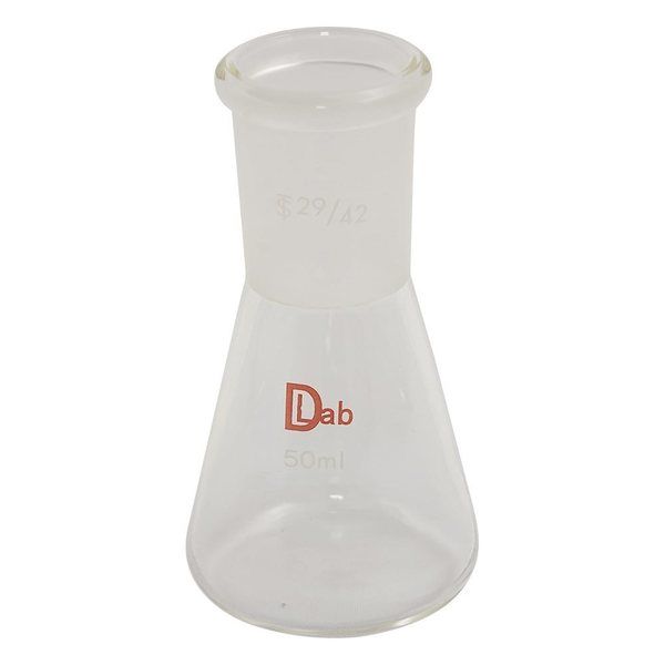 アズワン 共通摺合三角フラスコ(硼珪酸ガラスー1) 50mL 29/42 3-9674-07 1個（直送品）