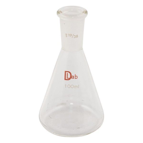 アズワン 共通摺合三角フラスコ(硼珪酸ガラスー1) 100mL 19/38 3-9674-09 1個（直送品）