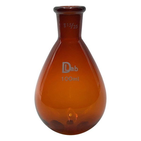 アズワン 共通摺合ナスフラスコ(茶褐色) 100mL 15/25 3-9675-08 1個（直送品）