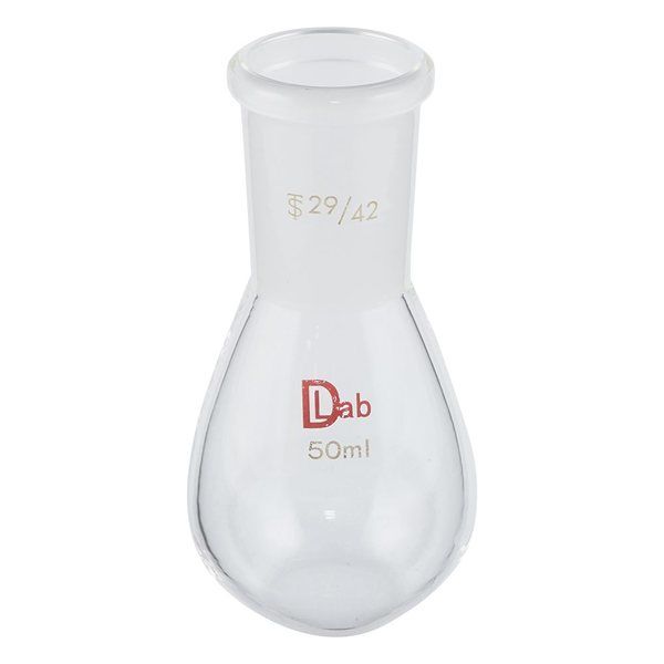 アズワン 共通摺合平底ナスフラスコ(硼珪酸ガラスー1) 50mL 29/42 3-9676-04 1個（直送品）