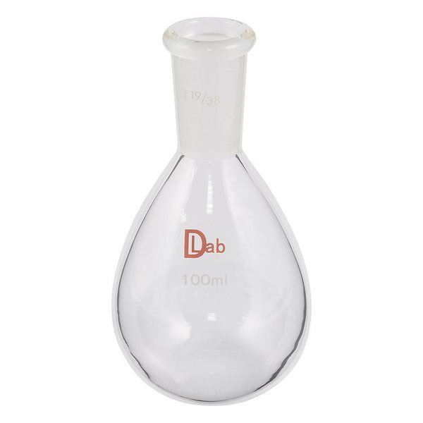 アズワン 共通摺合平底ナスフラスコ(硼珪酸ガラスー1) 100mL 19/38 3-9676-06 1個（直送品）