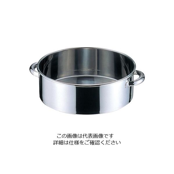 オオモリ ステンレス丸桶 29L OM44-08 1個 3-9693-03（直送品）