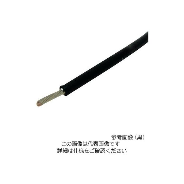 アズワン フッ素樹脂電線 緑 4-225-04 1本（直送品）