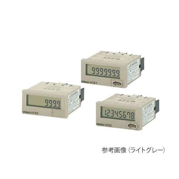 オムロン カウンター(電池内蔵タイプ) ライトグレー H7EC-NFV 1個 4-338-05（直送品）