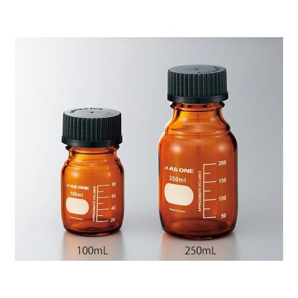 アズワン アイボトルNEO 茶褐色 100mL 4-934-01 1個（直送品）