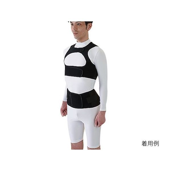 アルファ技研 背・腰サポートウェア ルフトベスト(R) LL 7-5446-04 1個(1着)（直送品）