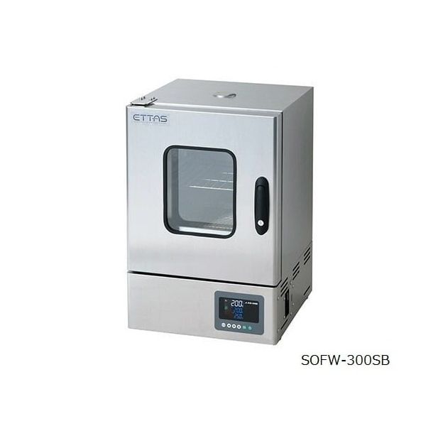 アズワン 定温乾燥器(強制対流方式) ステンレスタイプ・窓付き 左扉 SOFW-300SB 1台 1-8998-21（直送品）