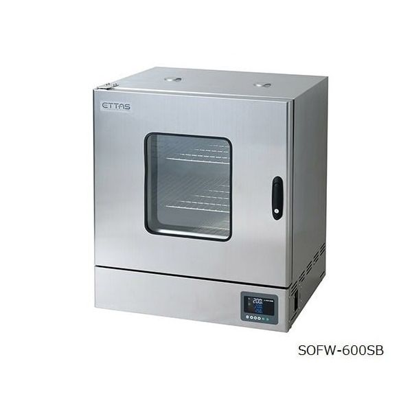 アズワン 定温乾燥器(強制対流方式) ステンレスタイプ・窓付き 左扉 SOFW-600SB 1台 1-8998-23（直送品）