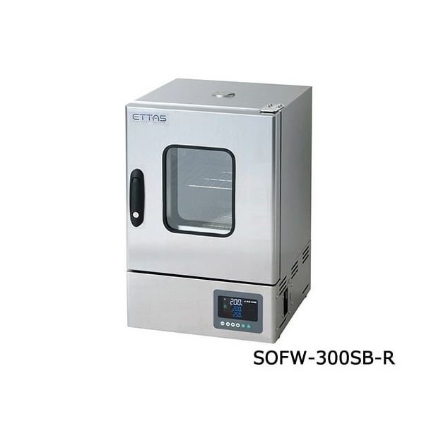 アズワン 定温乾燥器(強制対流方式) ステンレスタイプ・窓付き 右扉 SOFW-300SB-R 1台 1-8998-24（直送品）