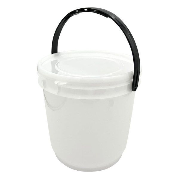 伸和 密閉バケツ・ミニ(丸) 15L 2-8641-04 1個（直送品）