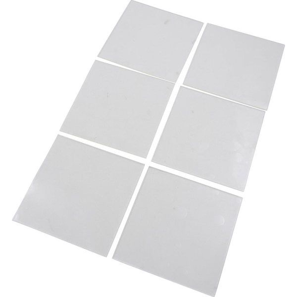 アズワン やわらゲル防振シート(クリスタルゲル(R)非粘着) 6枚入 CRG-N0502100 1袋(6枚) 3-621-01（直送品）