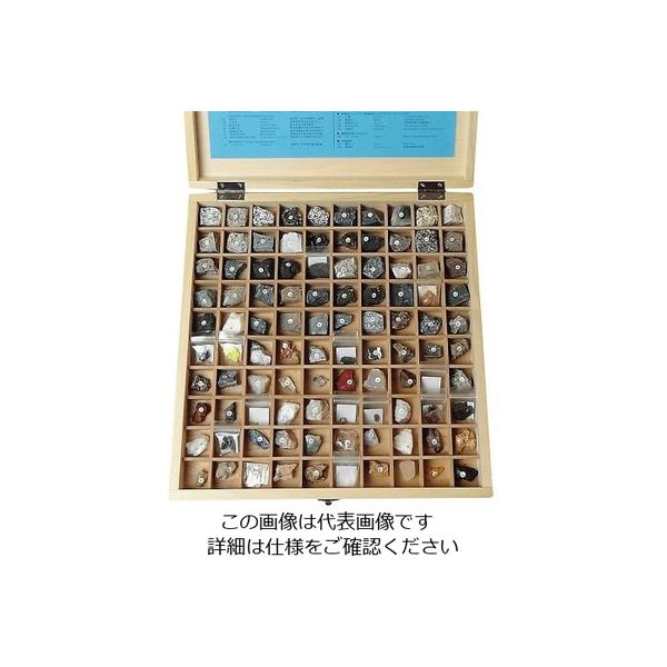 東京サイエンス 岩石標本（岩石・鉱物標本100種） 1セット 3-657-10（直送品）