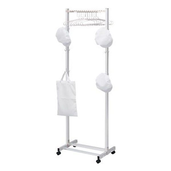 アズワン 斜め掛けハンガーラック(フック付) ALR-06-F 1個 3-6787-03（直送品）