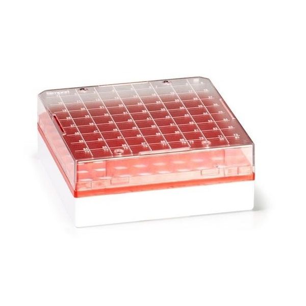 アズワン クライオストレージボックス Cryostore(TM) 赤 4個入 T314-281R 1パック(4個) 3-8636-03（直送品）