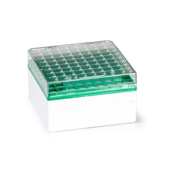 アズワン クライオストレージボックス Cryostore(TM) 緑 3個入 T314-481G 1パック(3個) 3-8637-02（直送品）