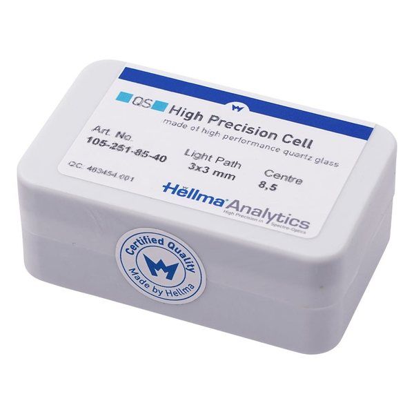 アズワン ヘルマ(R)石英セル 蛍光用ウルトラマイクロ 105-251-85-40 1個 3-9528-04（直送品）