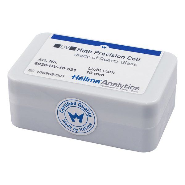 アズワン ヘルマ(R)石英セル スタンダード 6030-UV-10-531 1個 3-9535-01（直送品）