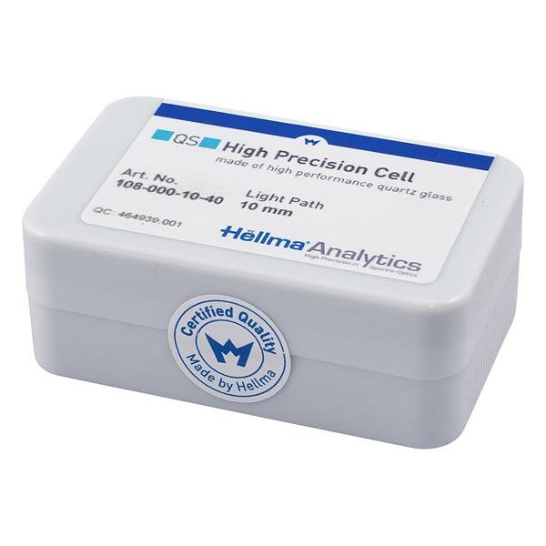 アズワン ヘルマ(R)石英セル セミマイクロ 108-000-10-40 1個 3-9540-04（直送品）