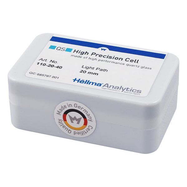 アズワン ヘルマ(R)石英セル スタンダード 110-20-40 1個 3-9542-04（直送品）