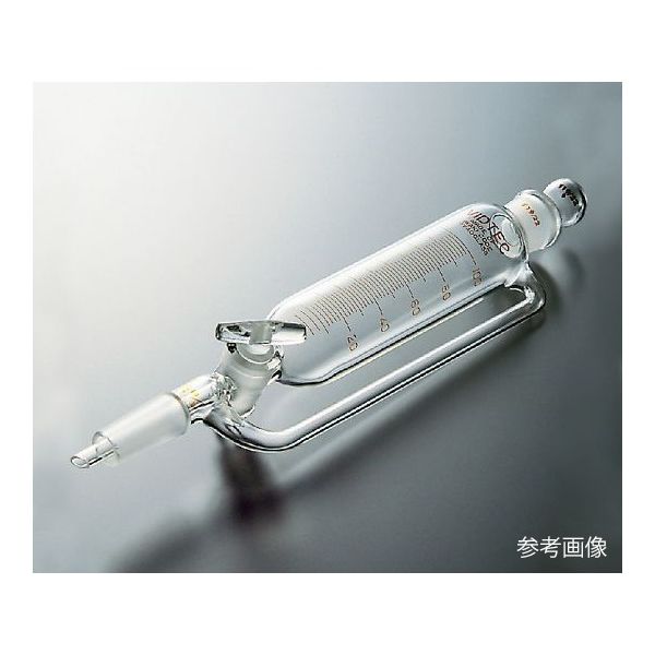 コスモスビード 平衡形分液ロート(目盛付) 300mL 透明摺合 2157-04-2 1個 3-9608-04（直送品）