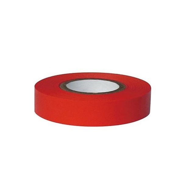 アズワン 耐久カラーテープ 幅12.7mm 赤 ASO-T14-4 1巻 3-9873-04（直送品）