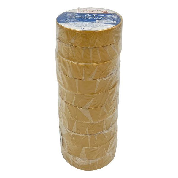 アズワン 電気絶縁用テープ 黄 10巻入 3-9929-02 1袋(10巻)（直送品）