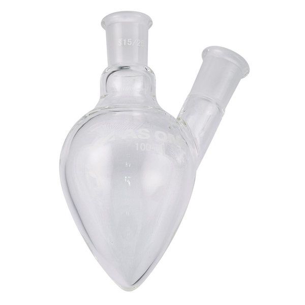 アズワン 二口梨型フラスコ 100mL FP2-100-1525 1個 3-9942-02（直送品）