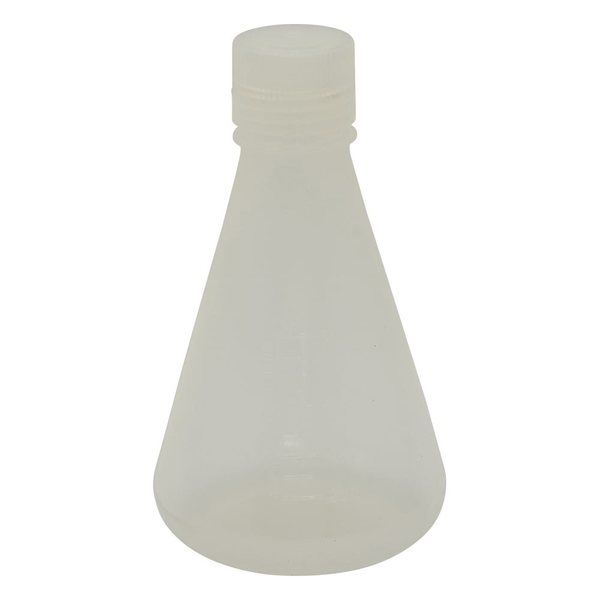 アズワン PP三角フラスコ(スクリューキャップ付) 500mL PEF500 1個 3-9954-05（直送品）