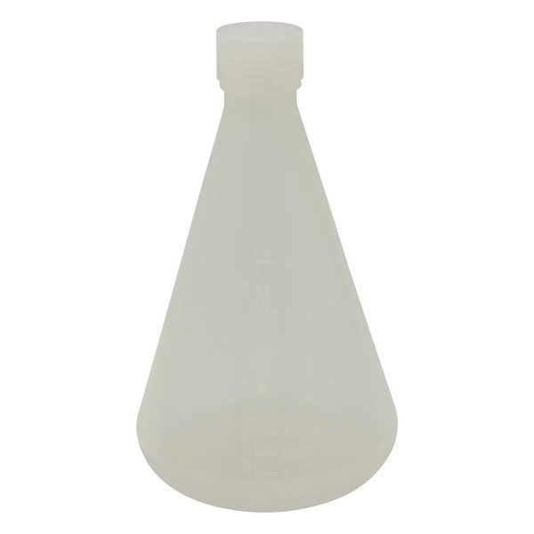 アズワン PP三角フラスコ(スクリューキャップ付) 2000mL PEF2000 1個 3-9954-07（直送品）