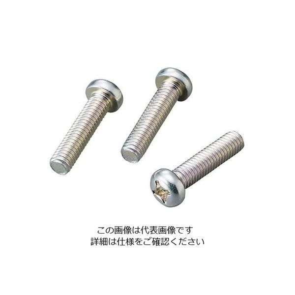 サンコーインダストリー （+）ナベ小ネジ 鉄（三価ホワイト） 100本入 M218 1袋（100本） 4-289-12（直送品）