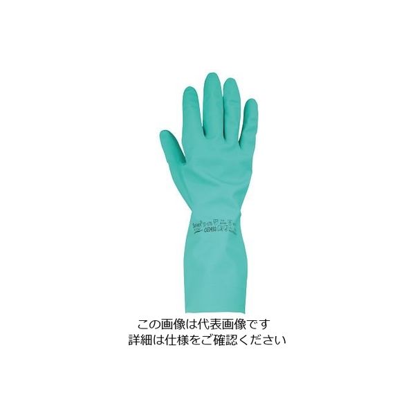 重松製作所 化学防護手袋(ニトリル) S 37-176(S) 1双 4-821-01（直送品）