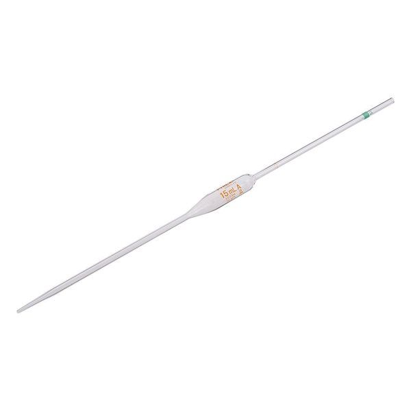 コーニングインターナショナル PYREX(R) JIS ホールピペット 15mL 7100JIS-15 1本(1個) 4-850-12（直送品）