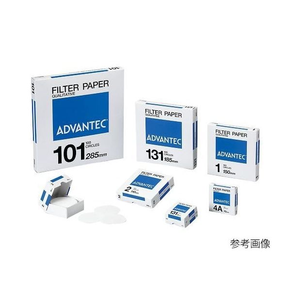 アドバンテック東洋 硬質濾紙 No.4A 100枚入 01413485 1箱(100枚) 4-896-11（直送品）