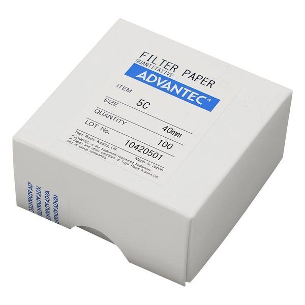 アドバンテック東洋 定量濾紙 No.5C 100枚入 01531040 1箱(100枚) 4-900-04（直送品）