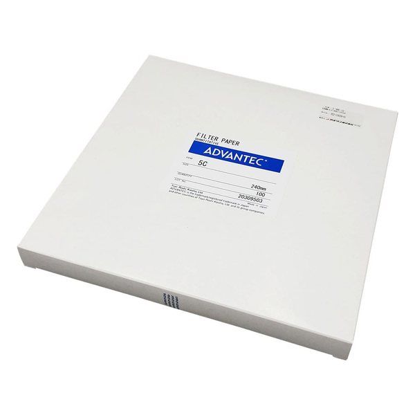 アドバンテック東洋 定量濾紙 No.5C 100枚入 01531240 1箱(100枚) 4-900-15（直送品）