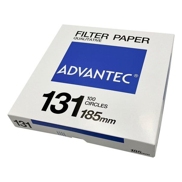 アドバンテック東洋 定性濾紙 No.131 100枚入 00131185 1箱(100枚) 4-906-16（直送品）