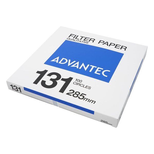 アドバンテック東洋 定性濾紙 No.131 100枚入 00131285 1箱(100枚) 4-906-20（直送品）