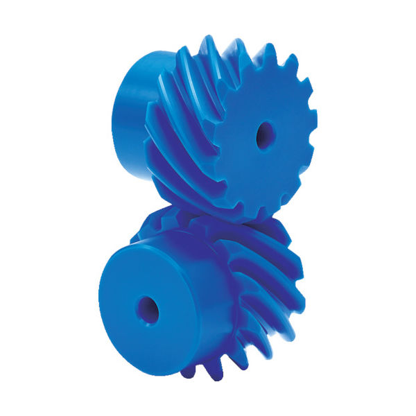 協育歯車工業 KG フードコンタクト 青POM ギヤシリーズ はすば歯車・ねじ歯車 歯数20 H1.5BP20L-B 1個 115-5399（直送品）