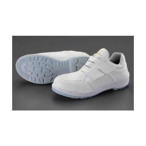 エスコ 27.5cm 安全靴(静電/白色) EA998WB-27.5A 1足（直送品）