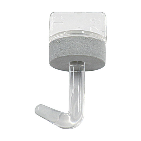 ダイドーハント DAIDОHANT ポリカーボネイト極太フック 64本入 27mm クリアー 00032504 1箱(64個)（直送品）