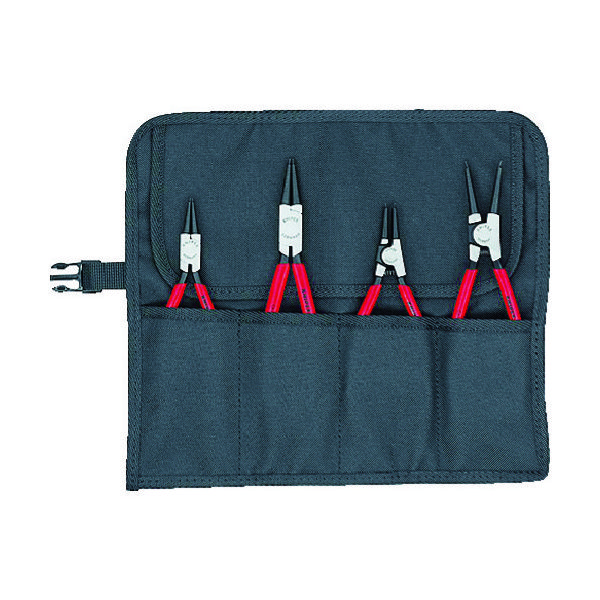 KNIPEX 4本組 スナップリングプライヤー 001956V01 1セット 116-0682（直送品）