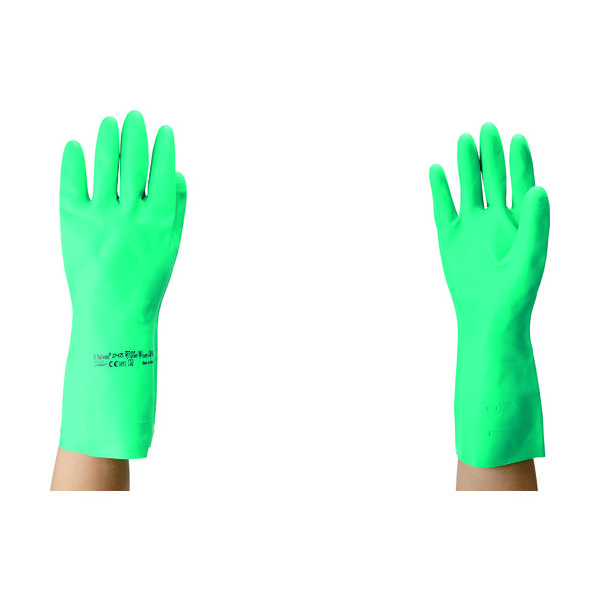 アンセル 耐油・耐薬品ニトリル手袋 アルファテック ソルベックス 中厚手 37ー175 Mサイズ 37-175-8 1双（直送品）