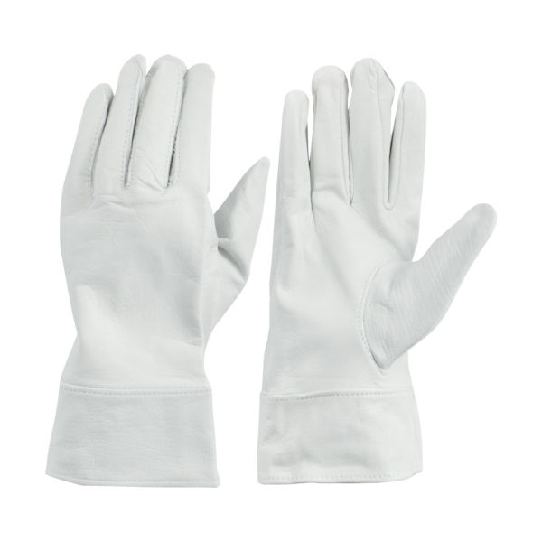 東和コーポレーション トワロン 牛表革手袋 クレストカフス付 L 474-L 1双 857-1723（直送品）